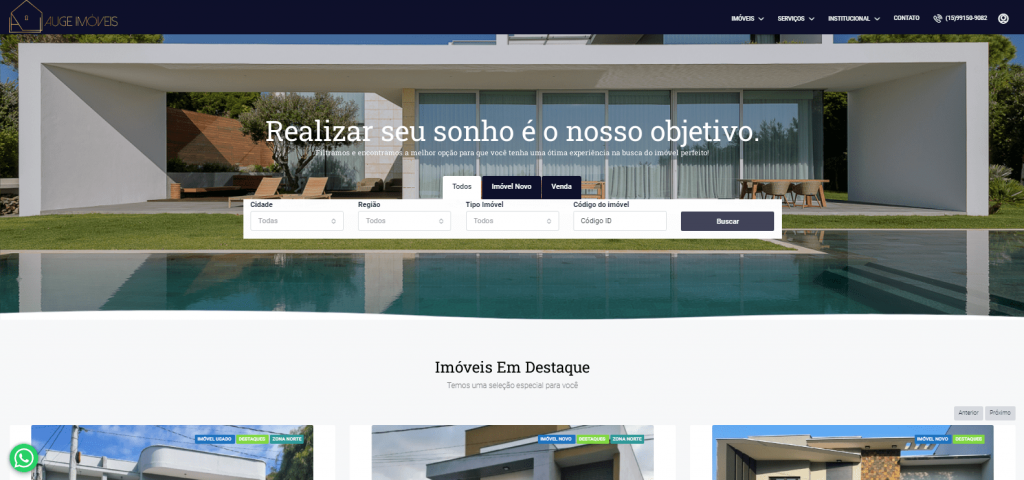 sire para imobiliaria augeimoveis sorocaba webslin