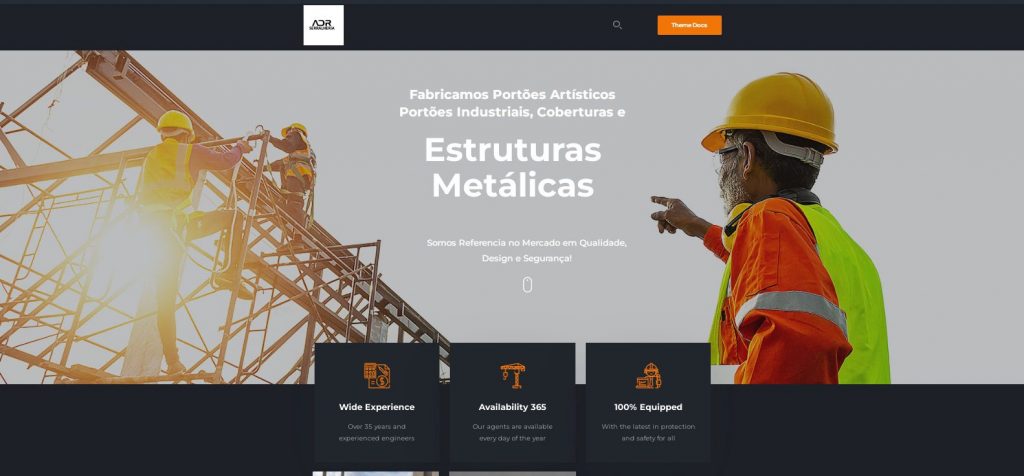 site para serralheria webslin